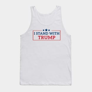 i stand with trump Tank Top